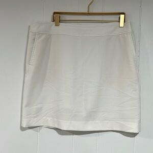 Fairway & Greene women skirt skort White Sz8 golf pickleball
